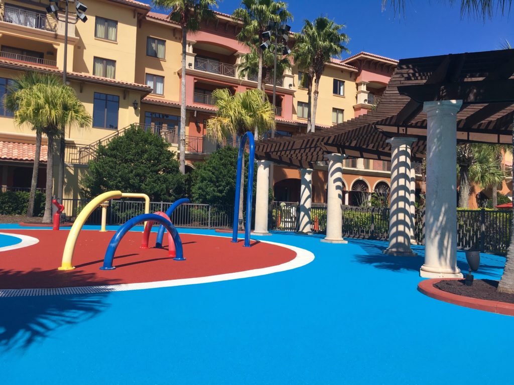 FallZone Splash Pad Playground Rubber Surfacing