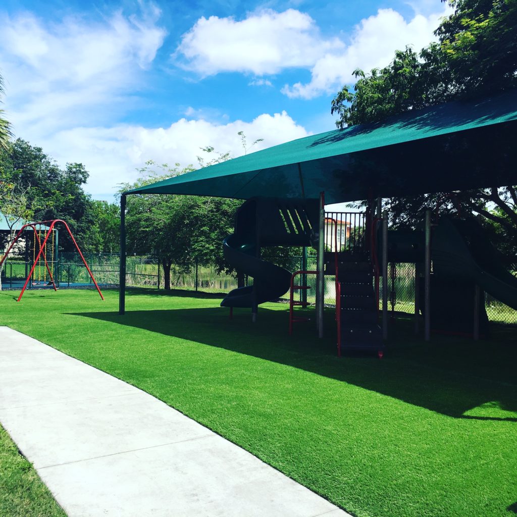 FallZone Synthetic Grass Playground Surfacing