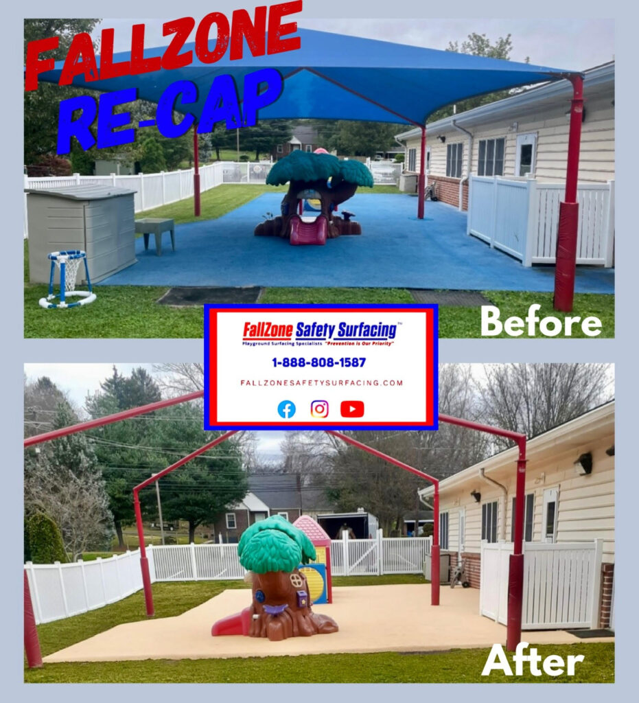 FallZone Re-Cap Playground Surfacing System