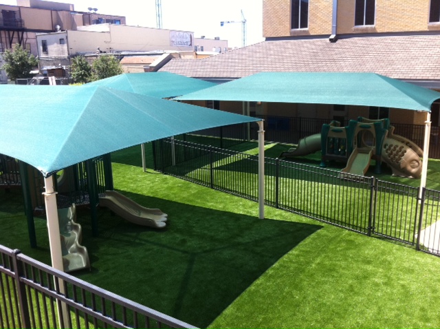 FallZone Synthetic Grass Playground Surfacing