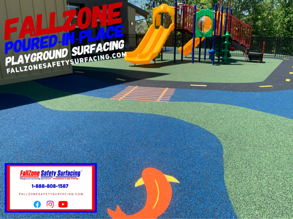 FallZone Poured in Place Rubber Playground Surfacing
