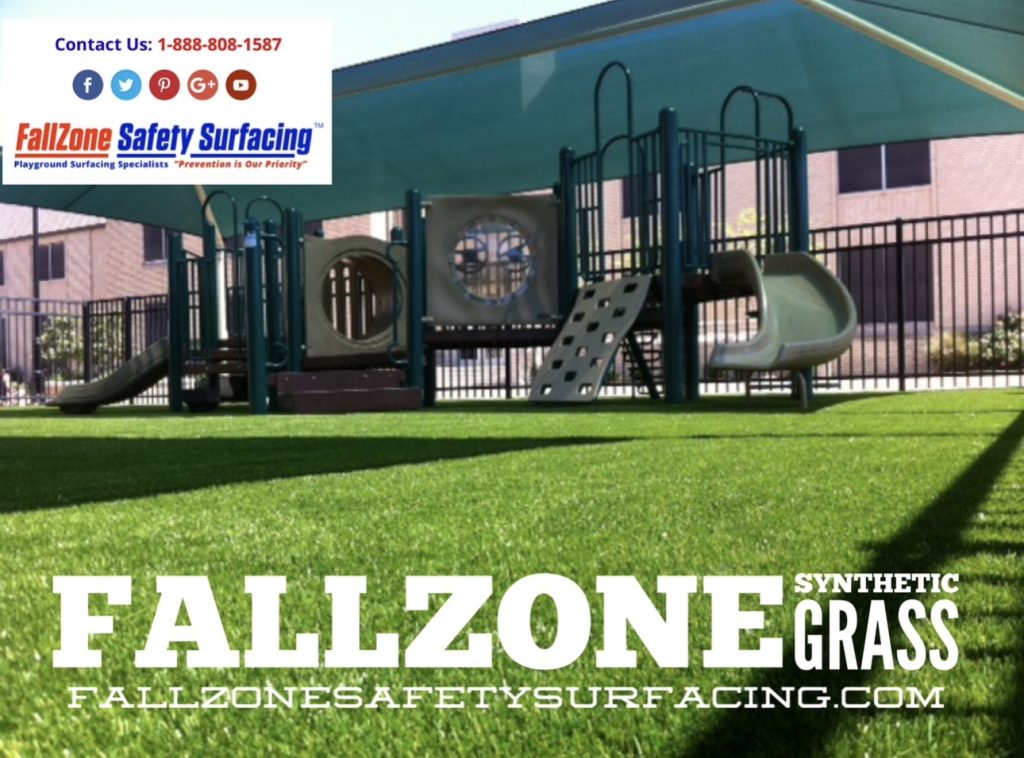 FallZone Synthetic Grass Playground Safety Surfacing