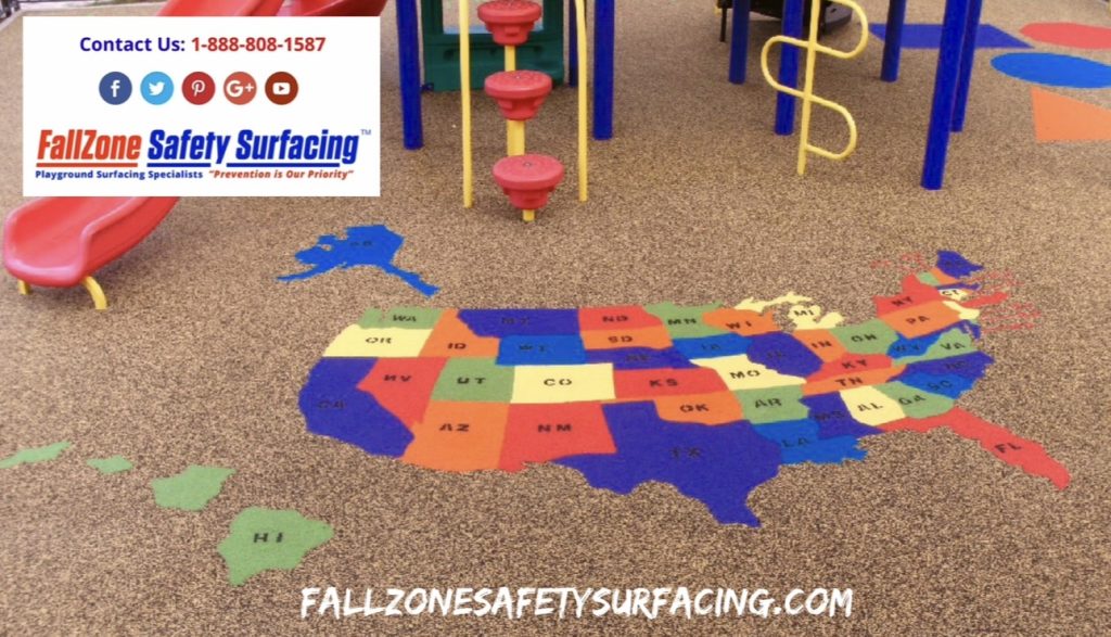 FallZone Poured-in-Place Rubber Playground Surfacing